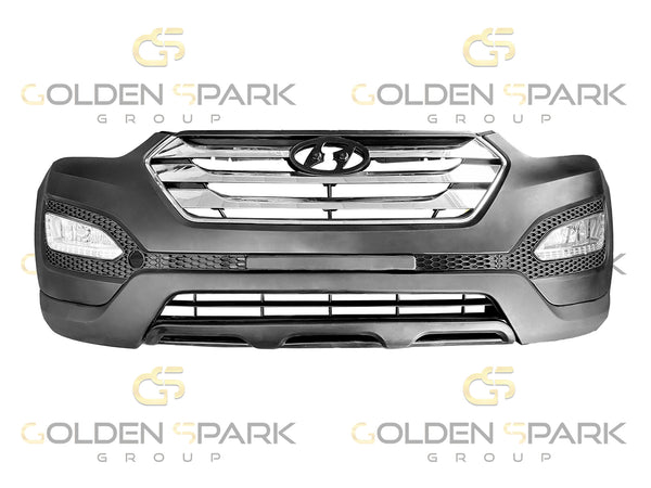 2013-2016 Hyundai Santa Fe Front Bumper Cover Complete SET - Golden Spark Group