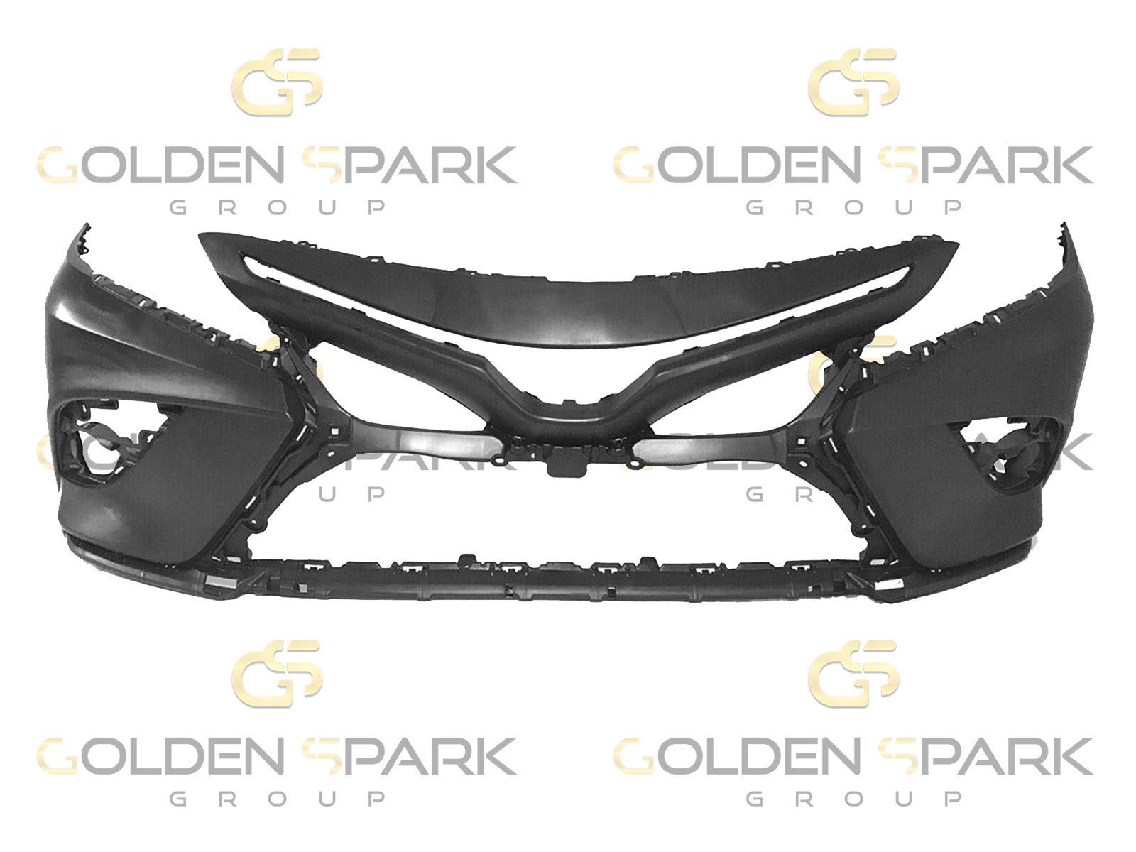 YLT Auto Front Lip Bumper Lower Molding Trim For 2018-2020 Toyota Camry SE/XSE – Black ABS, Direct Replacement
