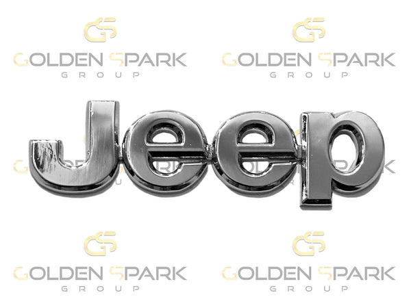 Jeep Letter Emblem - Chrome Accessory (Universal) - Golden Spark Group