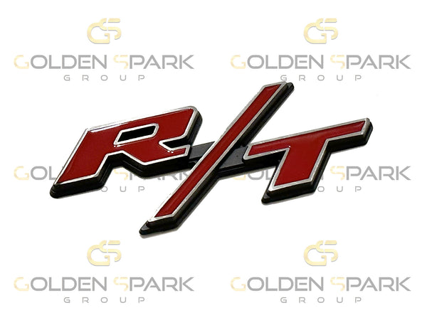 Dodge R/T Emblem - Black/Red Accessory (Universal) - Golden Spark Group
