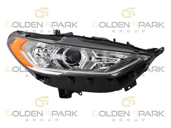 2017-2020 Ford Fusion Headlight Lamp (Halogen) W/O Module Signature Lamps RH (Passenger Side) - Golden Spark Group