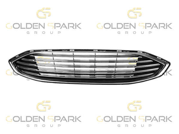2017-2018 Ford Fusion Front Bumper Grille Chrome - Golden Spark Group