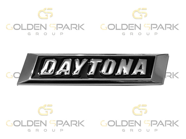 2015-2022 DODGE Charger SRT DAYTONA Grille Emblem - Chrome/Glossy Black Accessory - Golden Spark Group