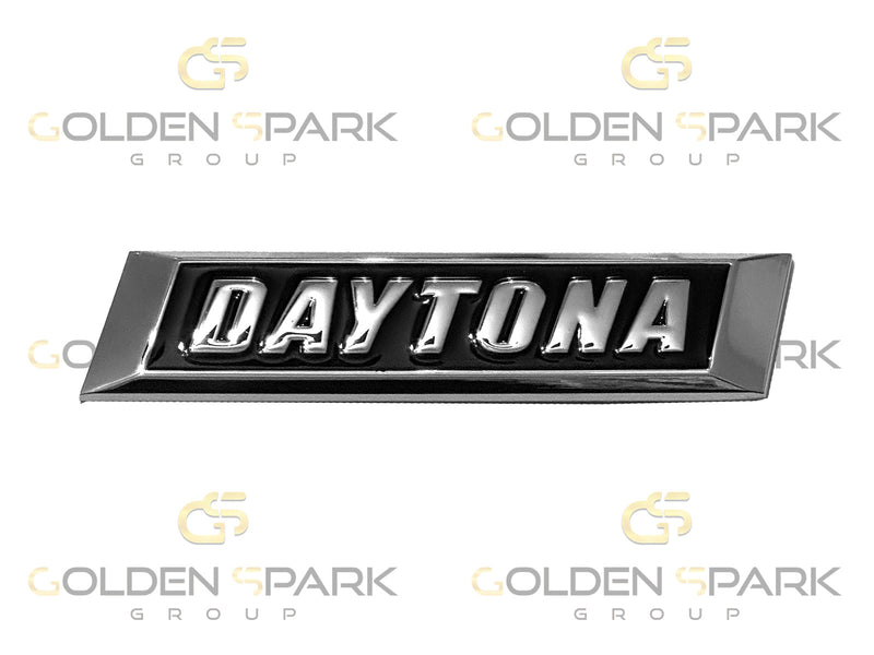 2015-2022 DODGE Charger SRT DAYTONA Grille Emblem - Chrome/Glossy Black Accessory - Golden Spark Group