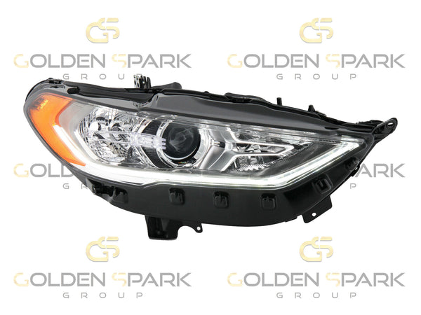 2017-2020 Ford Fusion Headlight Lamp (Halogen) With Module Signature Lamps RH (Passenger Side) - Golden Spark Group
