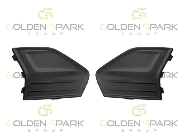 2019-2020 Ford Fusion Fog Lamp Cover WO/HOLE - LH & RH (Pair) (Driver & Passenger Side) - Golden Spark Group