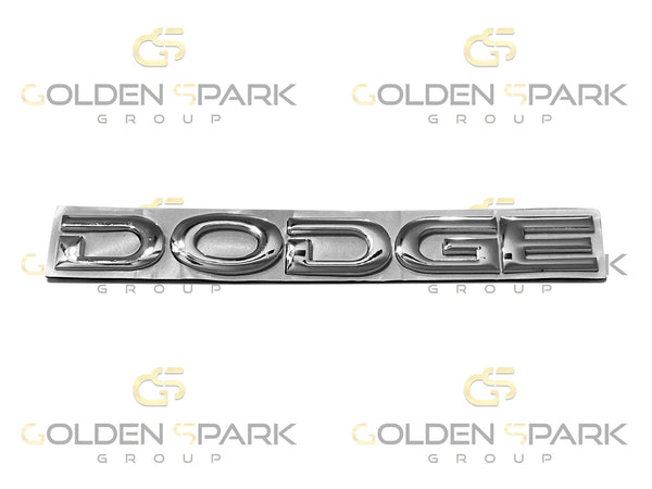 Dodge Letter Emblem - Chrome Accessory (Universal) - Golden Spark Group