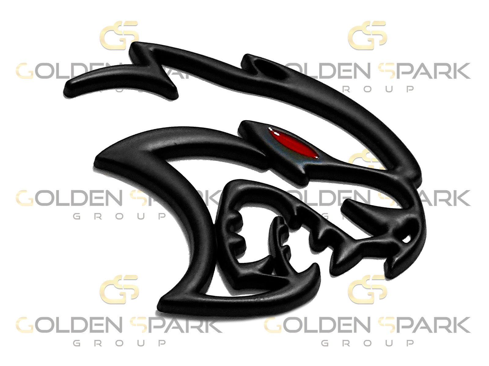 2015-2022 Dodge Charger, Challenger SRT Hellcat Monkey Fender Emblem -  Matte Black/Red Eye Accessory RH (Driver Side) (Universal) - Golden Spark  Group