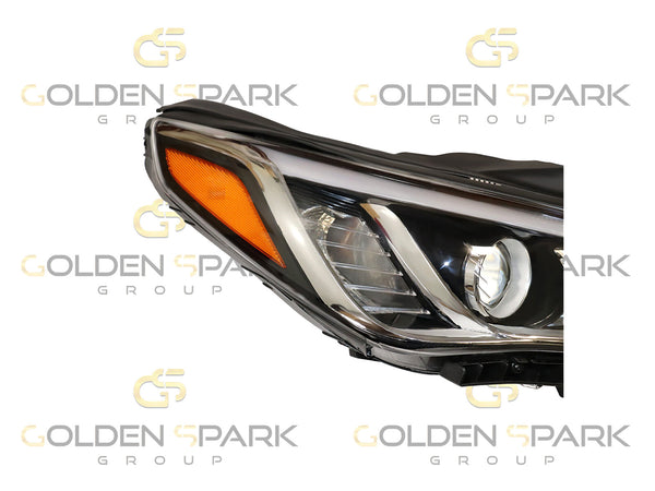 2015-2017 Hyundai Sonata Headlight Halogen RH (Passenger Side) - Golden Spark Group