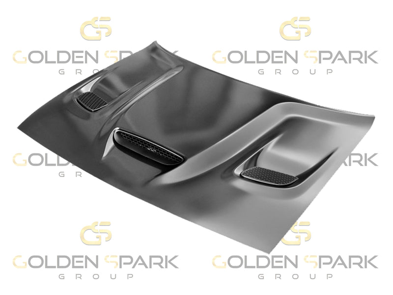 2015-2022 Dodge CHALLENGER Hood HELLCAT 3 Scoop - Golden Spark Group