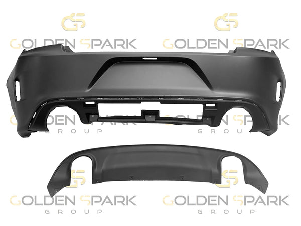 2015-2022 Dodge Charger Rear Bumper Cover (Upper & Lower) W/O/Sensors - Golden Spark Group