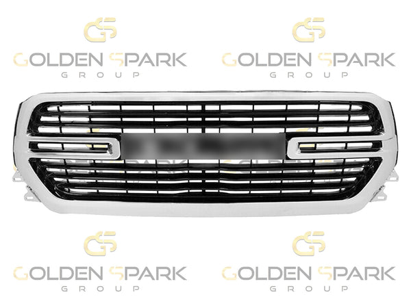 2019-2022 Dodge RAM 1500 Front Bumper Grille ASSY (Chrome/Black) - Golden Spark Group