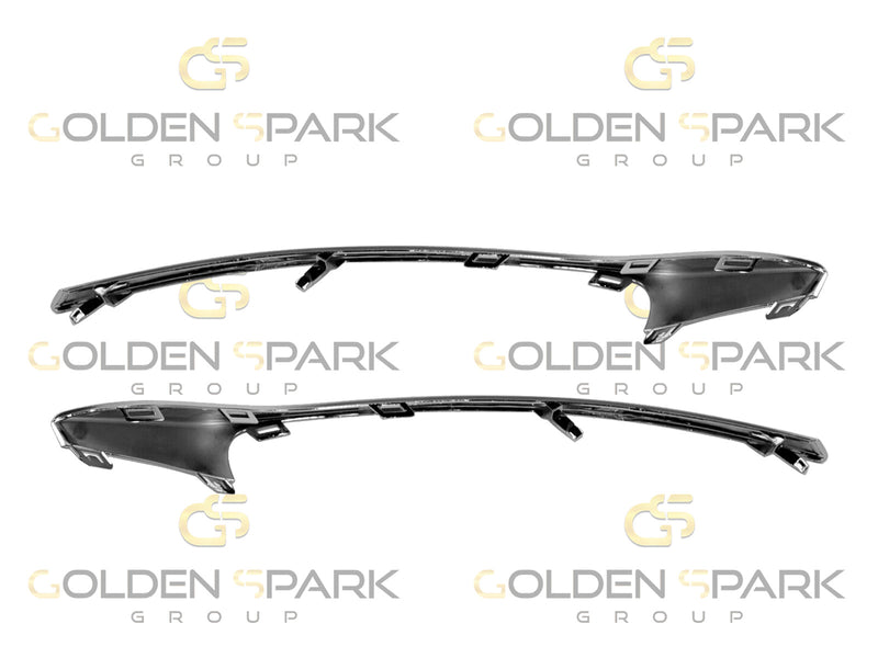 2019-2020 Ford Fusion Fog Lamp Molding Chrome LH & RH (Pair) (Driver & Passenger Side) - Golden Spark Group