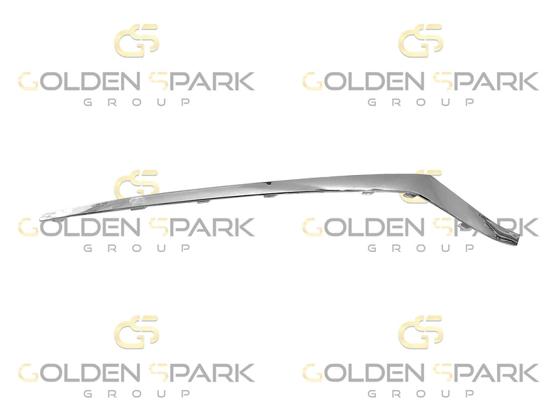 2018-2019 Hyundai Sonata Front Bumper Cover LIP Chrome (Molding Assembly) LH (Driver Side) - Golden Spark Group
