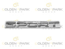 SPORT Letter Emblem - CHROME Accessory (Universal) - Golden Spark Group