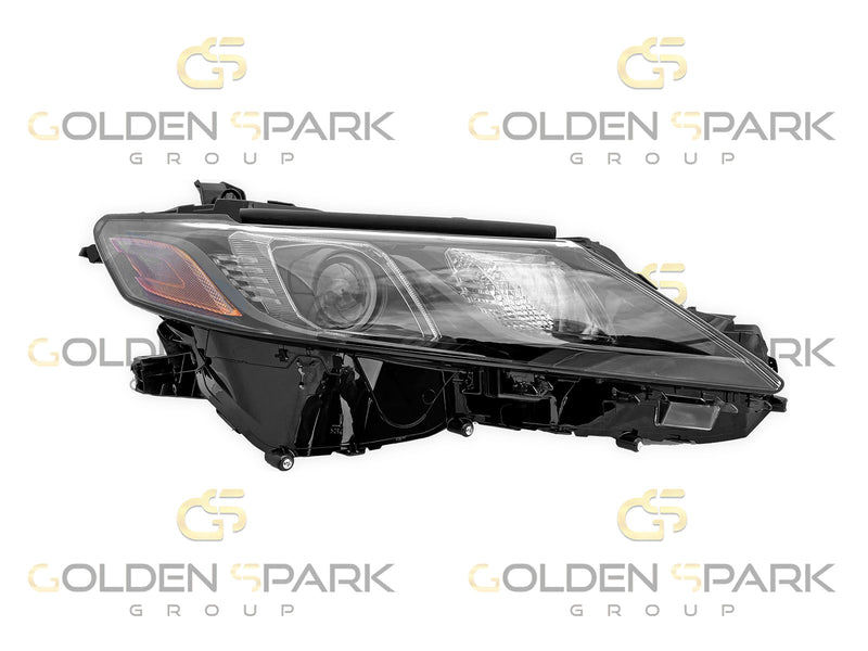 2020-2021 Toyota Camry Headlight Lamp (Black Accent) RH (Passenger Side) - Golden Spark Group