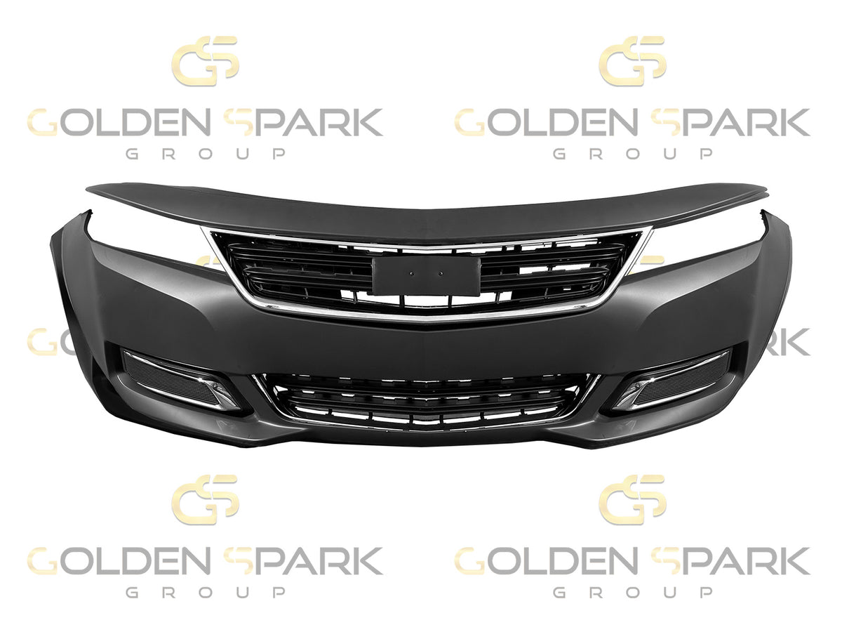 2014-2019 Chevrolet Impala Front Bumper with Upper & Lower Grille 