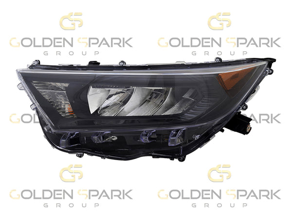 2019-2022 Toyota RAV4 Headlight Lamp With Black Bezel LH (Driver Side) - Golden Spark Group