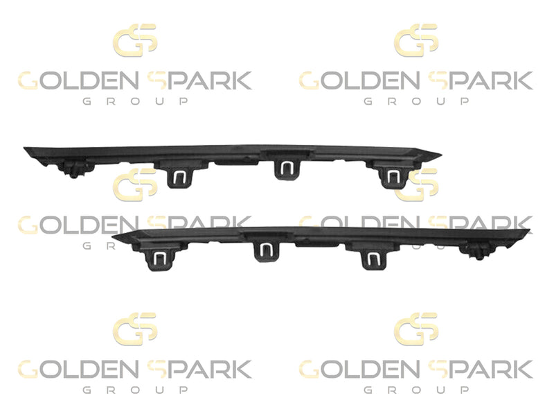 2019-2022 Toyota RAV4 Front Bumper Insert Upper Grille Molding LH & RH (Pair) (Driver & Passenger Side) - Golden Spark Group