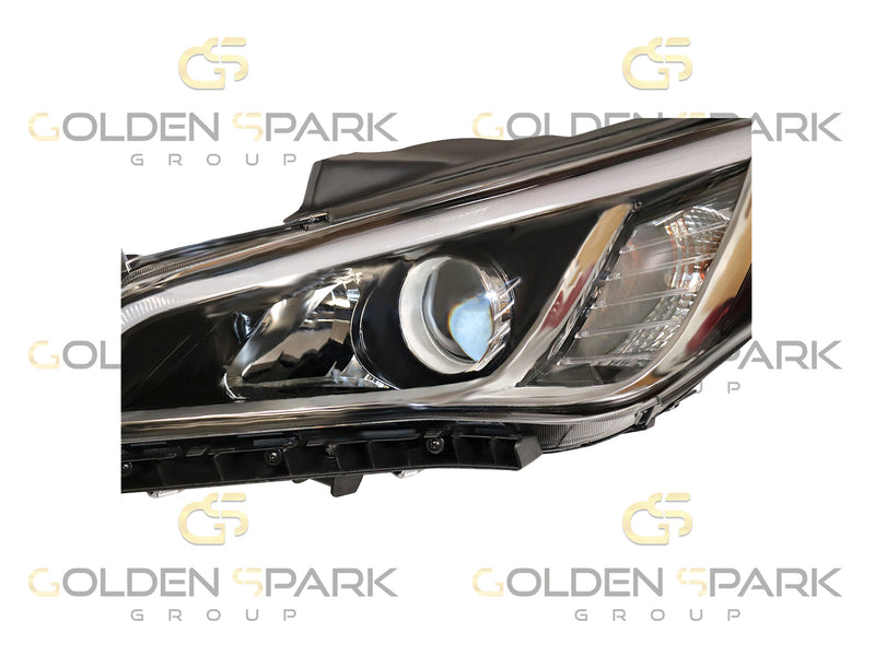 2015-2017 Hyundai Sonata Headlight Halogen LH (Driver Side) - Golden Spark Group