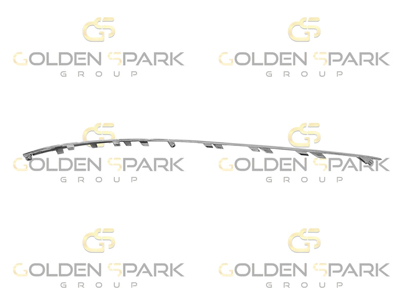 2018-2019 Hyundai Sonata Front Bumper Cover LIP Chrome (Molding Assembly) RH (Passenger Side) - Golden Spark Group
