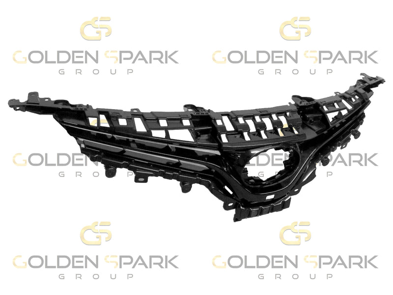 2018-2020 Toyota Camry L/LE/XLE Front Bumper Grille Glossy Black W/Side Bracket - Golden Spark Group