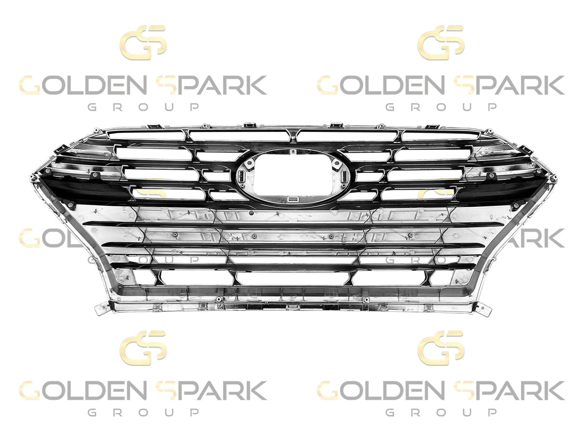 SQAMOR Front Bumper Grille Chrome Grill for Chevy for Traverse 2018 SQAMOR Front Bumper Grille Chrome Grill for Chevy for Traverse 2018