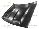 2015-2022 Dodge CHALLENGER Hood Demon (Aluminum) 2 Hole (Red Eye Style) - Golden Spark Group