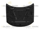 2015-2022 Dodge CHARGER Hood W/One SCOOP + Bezel + Insulation Pad (Silencer) (Aluminum) - Golden Spark Group