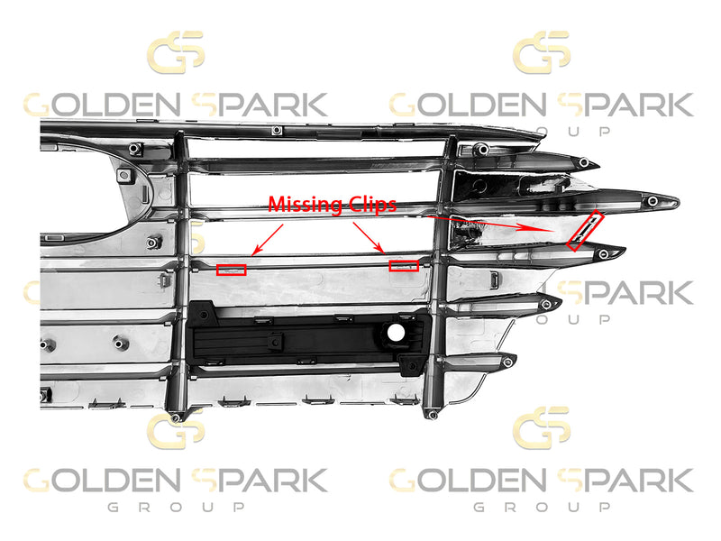 2020-2022 Hyundai Sonata Front Bumper Grille (NEW - 30% OFF Broken Clips) - Golden Spark Group