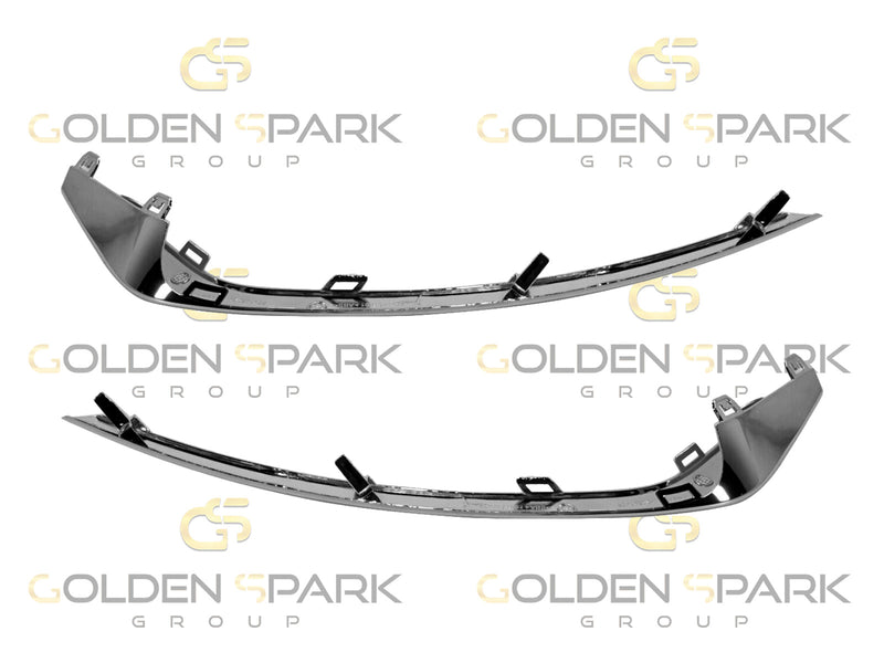 2019-2020 Ford Fusion Fog Lamp Molding Chrome LH & RH (Pair) (Driver & Passenger Side) - Golden Spark Group