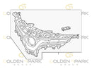 2021 Toyota Camry LE/XLE Front Radiator Support Bumper Grille - Golden Spark Group