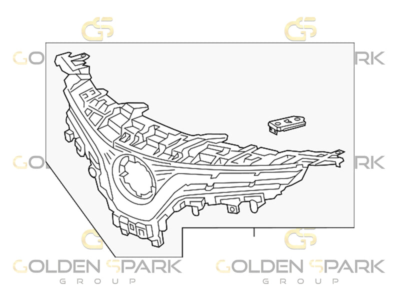 2021 Toyota Camry LE/XLE Front Radiator Support Bumper Grille - Golden Spark Group