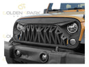 2007-2018 JEEP WRANGLER Front Bumper Grille (Shark Grille) - Golden Spark Group