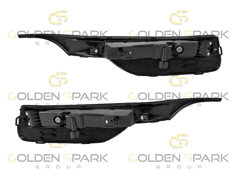 2016-2017 Honda Accord Fog Lamp (Light) LED with Bezels+Wiring+Switch Set LH & RH (Pair) (Driver & Passenger Side) - Golden Spark Group