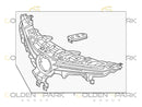 2021-2022 Toyota Camry SE/XSE Front Bumper Grille - Golden Spark Group