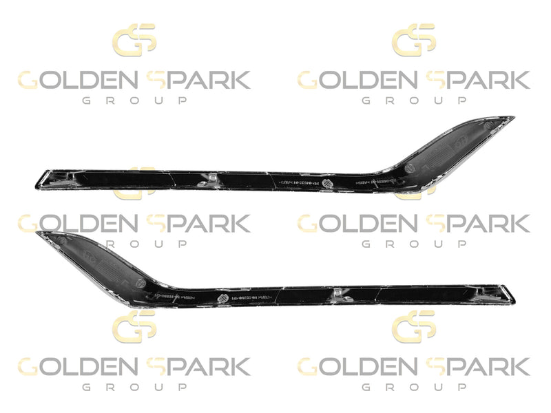 2019-2020 Ford Fusion Fog Lamp Molding Chrome LH & RH (Pair) (Driver & Passenger Side) - Golden Spark Group